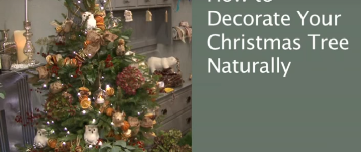 How to decorate your Christmas tree naturally!